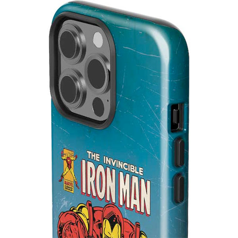 Marvel Classic Comics The Invincible Iron Man iPhone 15 Pro Impact Case